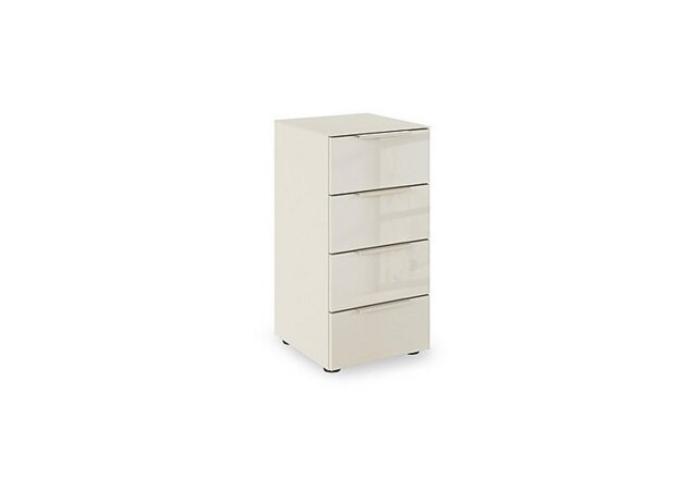 Rauch - Haven 40cm 4 Drawer Chest with Glass Top and Front
