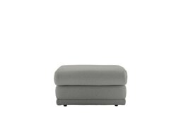 G Plan - Malvern Leather Storage Footstool - Texas Charcoal
