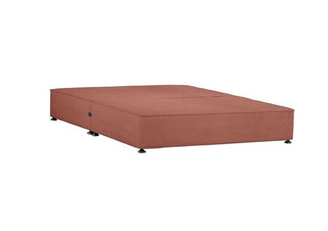 Sleepeezee - Shallow Divan Base - Super King - Burnt Orange