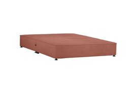 Sleepeezee - Shallow Divan Base - Super King - Burnt Orange