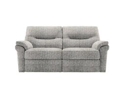 G Plan - Seattle 2.5 Seater Fabric Power Recliner Sofa with Power Lumbar - Shore Slate