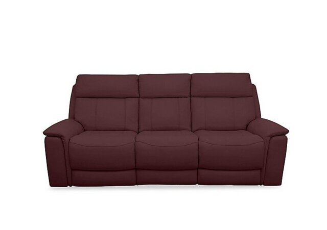 Comfort Story - Chill BV Leather 3 Seater Power Recliner Sofa - BV Deep Red