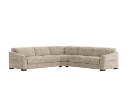 Xavier Fabric Large Corner Sofa - Cream