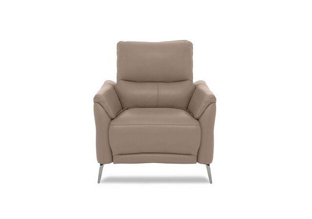 Daytona Leather Power Recliner Chair - Barley