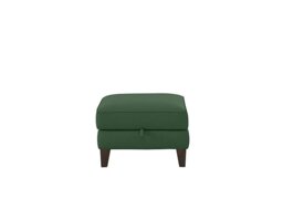 Ideal Home - Brondby Leather Storage Footstool