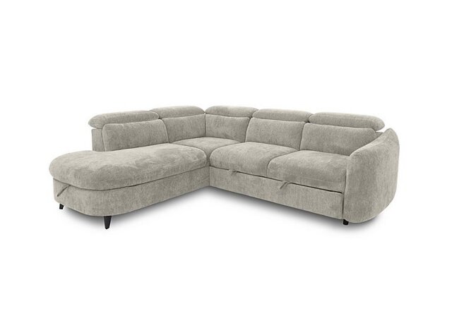 Snooze Left Hand Facing Corner Sofa Bed with Chaise End Storage