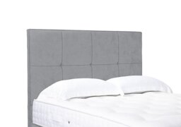 Artisan Collection Reigns High Floor Standing Headboard - Double - Aston Silver