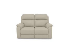 Raven Leather 2 Seater Power Recliner Sofa