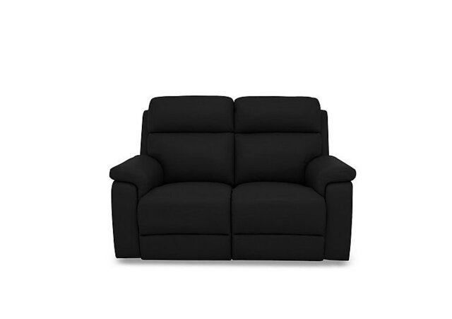 Raven Leather 2 Seater Power Recliner Sofa