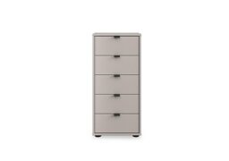 Wiemann - Tullio 40cm 5 Drawer Chest - Pebble Grey