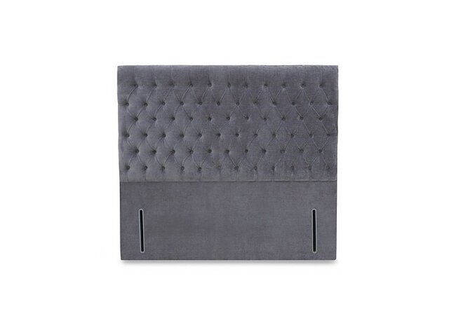 Artisan Collection Orton High Floor Standing Headboard - King Size - Aston Steel