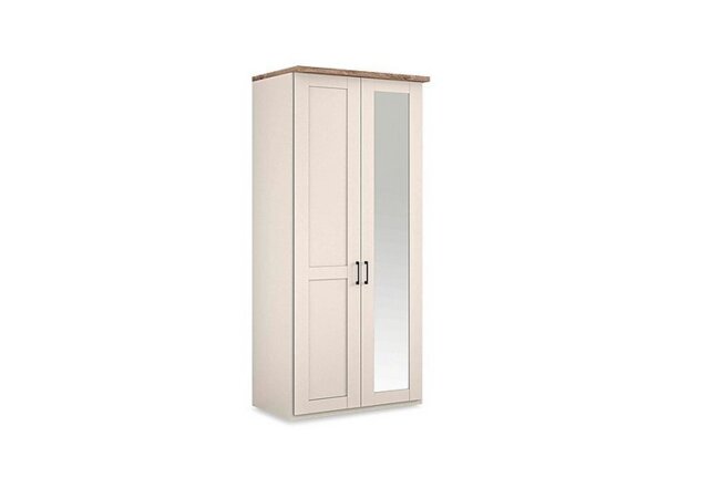 Wiemann - Adeline 2 Door Hinged Wardrobe with Right Hand Mirror - Champagne