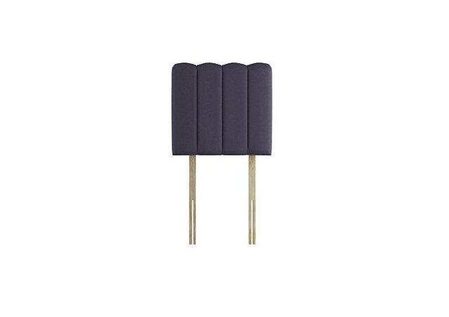 Sealy - Shard Strutted Headboard - Single - Wool Midnight