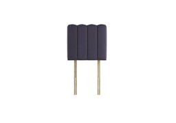 Sealy - Shard Strutted Headboard - Single - Wool Midnight