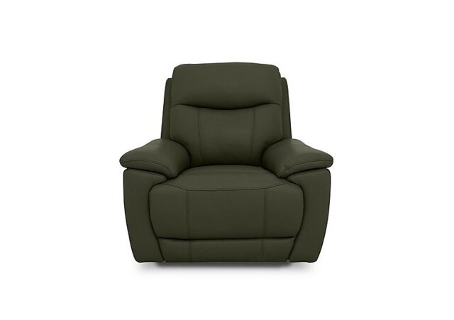 Sloane Leather Power Recliner Chair with Power Headrest - Oslo Pine