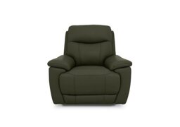 Sloane Leather Power Recliner Chair with Power Headrest - Oslo Pine
