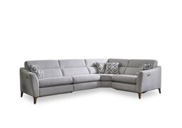 Moderna Right Hand Facing Corner Sofa with Power Recliner
