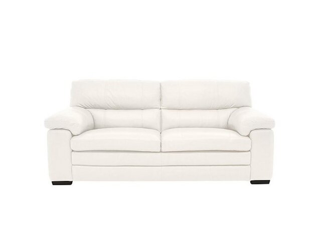 World of Leather - Cozee BV Leather 2.5 Seater Sofa - BV Star White