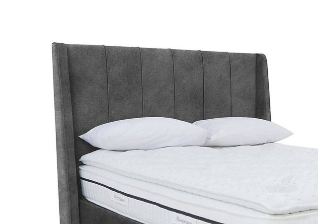 Artisan Collection Akira High Floor Standing Headboard - Small Double - Dapple Mink