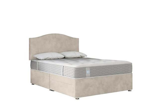 Sealy - Mellbreak 2 Drawer Divan Set - Double - Velvet Dove