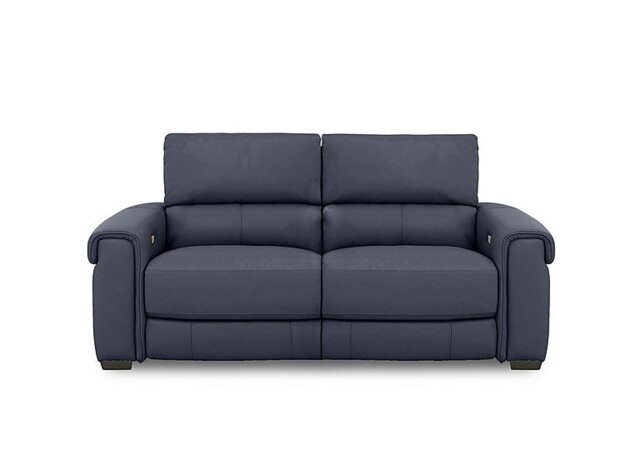 World of Leather - Nixon Leather 3 Seater Power Recliner Sofa - BV Ocean Blue - Sofas and Armchairs - In Time for Christmas