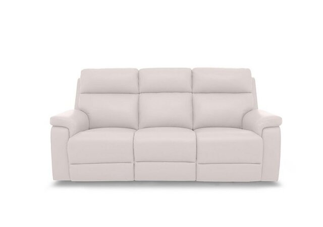 Raven Leather 3 Seater Leather Power Recliner Sofa