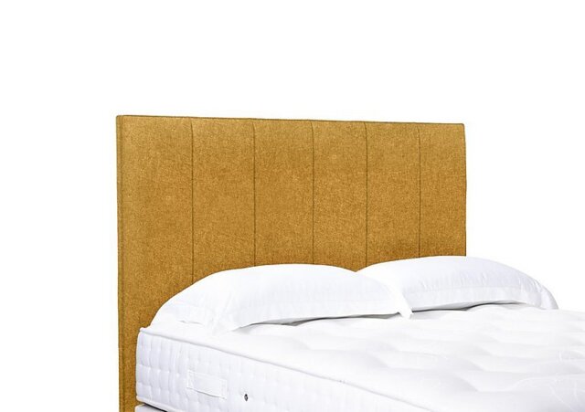 Artisan Collection Heyman High Floor Standing Headboard - Small Double - Tweed Mustard