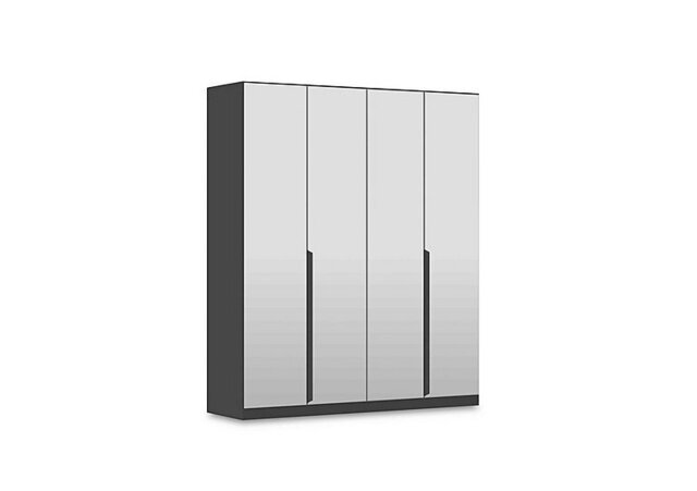 Rauch - Leon 181cm 4 Door Hinged Wardrobe with 4 Mirror Doors