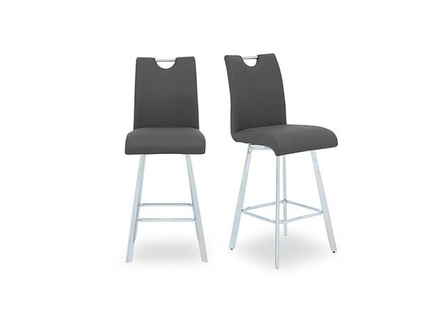 Nadal Pair of Swivel Bar Stools