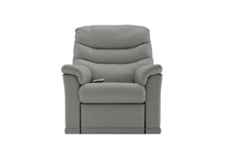 G Plan - Malvern Leather Rise and Recliner Armchair - Texas Charcoal