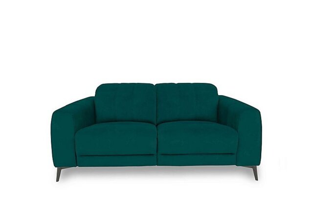 Ezra 2 Seater Fabric Power Recliner Sofa - Opulence Teal