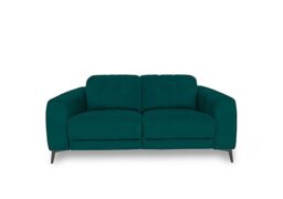 Ezra 2 Seater Fabric Power Recliner Sofa - Opulence Teal