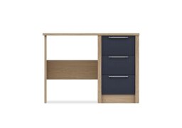 London Bedrooms - Chelsea 3 Drawer Dressing Table with Silver Handles - Royal Blue