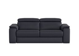 Nicoletti - Davide 3 Seater Leather Sofa - Torello Blu