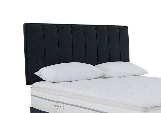 Sleepeezee - Daniel Strutted Headboard - Super King - Weave Noir