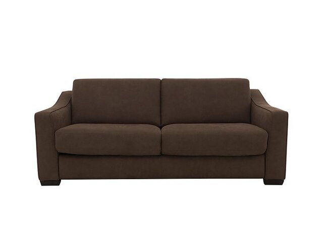 Optimus Space Saving Fabric Sofa Bed with Memory Foam Mattress - Hazelnut - Sofas and Armchairs - In Time for Christmas