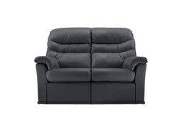 G Plan - Malvern 2 Seater Leather Sofa with Power Recliner - Cambridge Petrol Blue