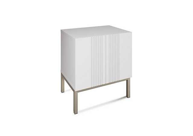 Delta Lamp Table with Smart LED Lighting - White