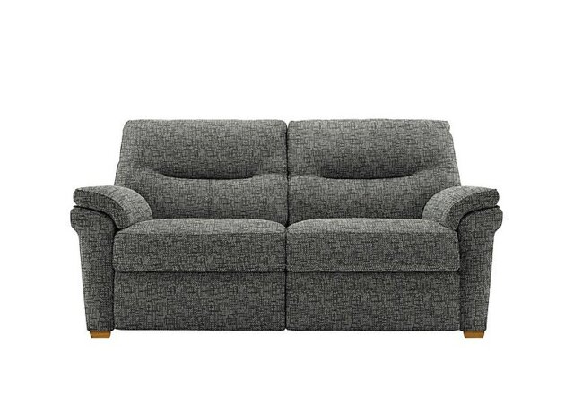 G Plan - Seattle 2.5 Seater Fabric Sofa with Wooden Feet - Remco Slate