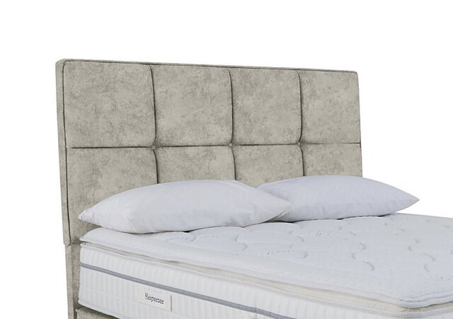 Sleepeezee - Dalmore Floor Standing Headboard - Double - Daytona Stone