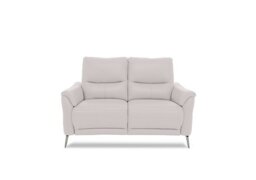 Daytona 2 Seater Leather Sofa - Cotton