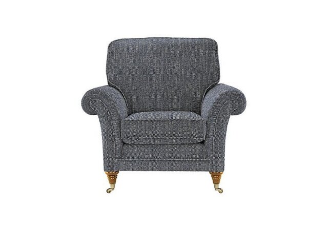 Parker Knoll - Burghley Fabric Armchair - Metric Navy