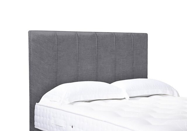 Artisan Collection Rhodes High Floor Standing Headboard - Double - Aston Steel