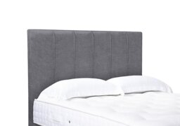 Artisan Collection Rhodes High Floor Standing Headboard - Double - Aston Steel