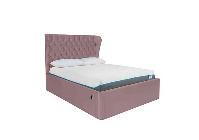 Kendall Electric Ottoman Bed Frame - Double - Velvet Lilac
