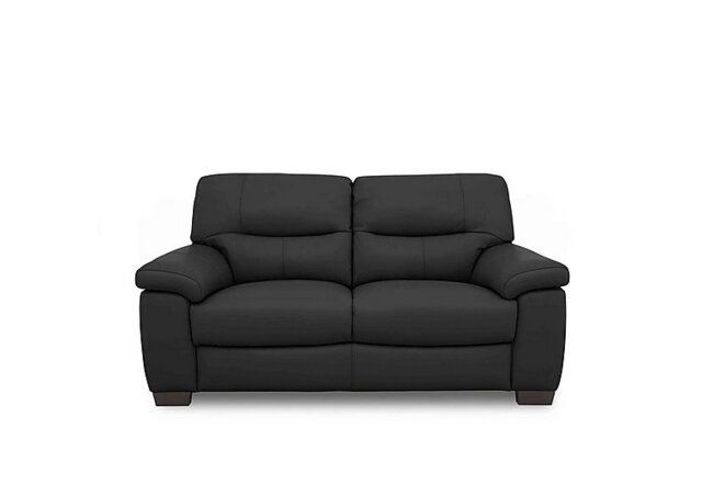 World of Leather - Hetty 2 Seater NC Leather Sofa - Black