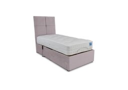 Sleep Story - Natural Comfort Adjustable Divan Set With 2 Drawer Storage - Single - Plush Lilac