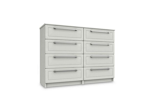 London Bedrooms - Bexley 8 Drawer Chest - White