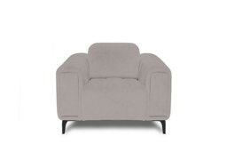 Elphaba Fabric Chair with Storage Arms - Opulence Silver