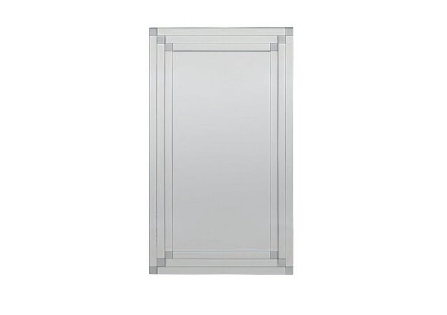 Grey Corner Detail Leaner Mirror
